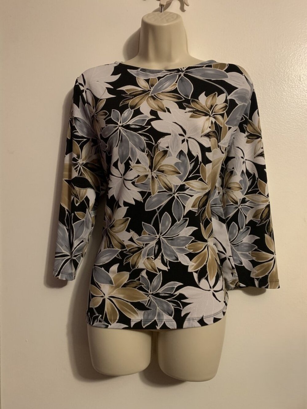 Ruby Rd, Size XL, Tunic/Blouse for Women, 3/4 Sleeve